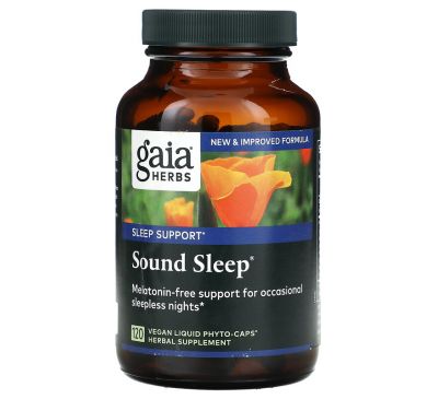 Gaia Herbs, RapidRelief, здоровий сон, 120 веганських рідких фітокапсул