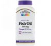 21st Century, Fish Oil, Reflux Free, 1,000 mg, 90 Enteric Coated Softgels