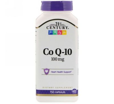 21st Century, Коэнзим Q10, 100 мг, 150 капсул