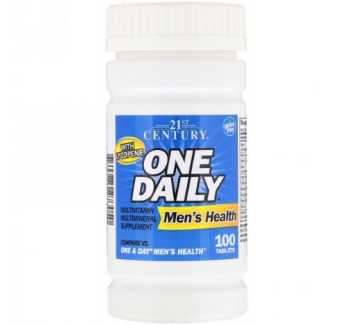 21st Century, One Daily, для мужского здоровья, 100 таблеток
