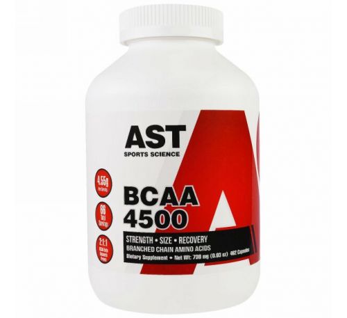 AST Sports Science, BCAA, 4500, 462 капсулы