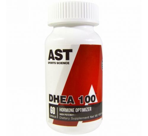 AST Sports Science, ДГЭА 100, 100 мг, 60 вегетарианских капсул