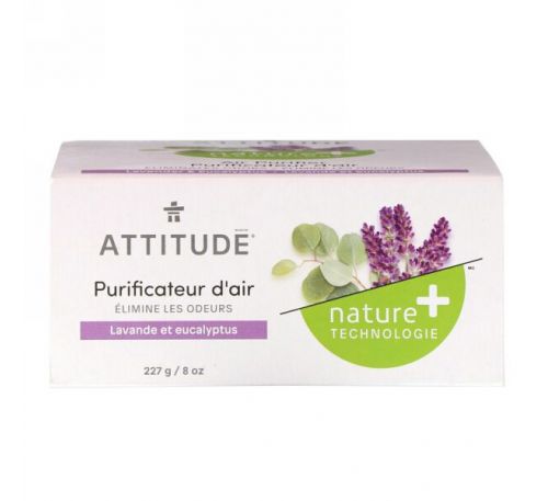 ATTITUDE, Air Purifier, Lavender & Eucalyptus, 8 oz (227 g)
