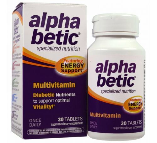Abkit, Мультивитамины «Альфа Бетик», 30 таблеток