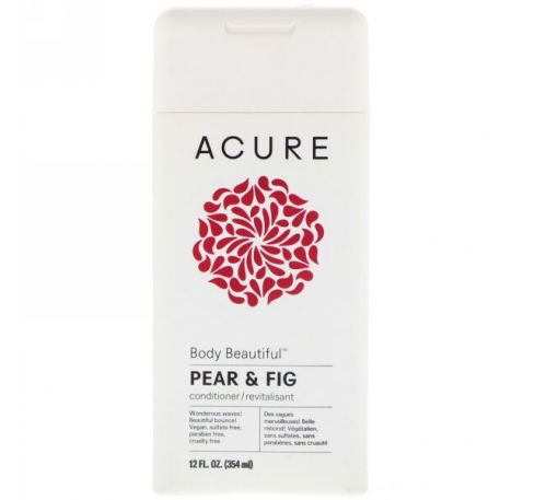 Acure, Body Beautiful Conditioner, Pear & Fig, 12 fl oz (354 ml)