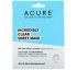 Acure, Incredibly Clear Sheet Mask, 1 Single Use Mask, 0.67 fl oz (20 ml)
