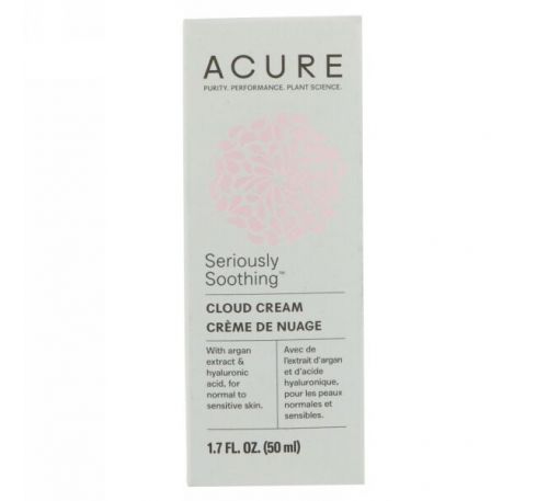 Acure, Сильно успокаивающий облакообразный крем, 50 мл