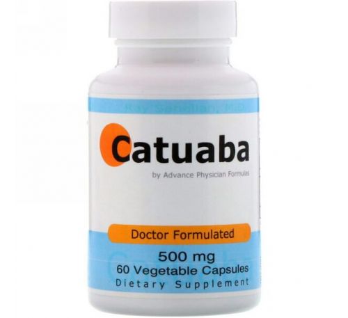 Advance Physician Formulas, Inc., Catuaba, 500 mg, 60 Vegetable Capsules
