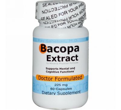 Advance Physician Formulas, Inc., Экстракт бакопа, 225 мг, 60 капсул