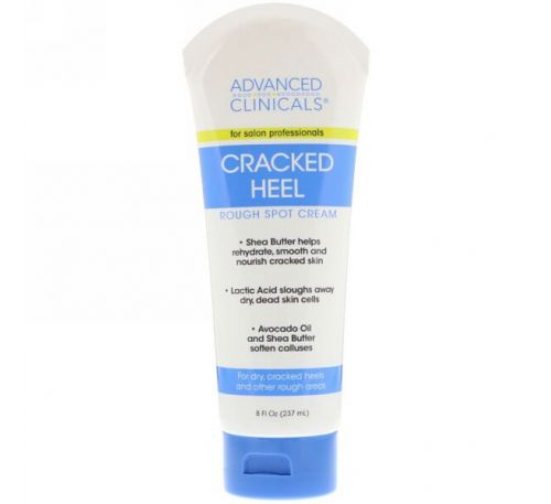 Advanced Clinicals, Cracked Heel, Rough Sport Cream, 8 fl oz (237 ml)