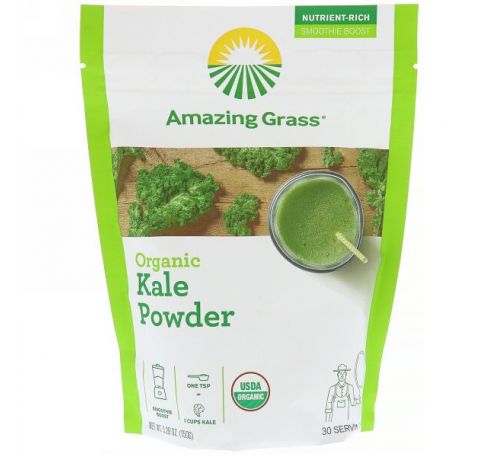 Amazing Grass, Organic Kale Powder, 5.29oz (150g)