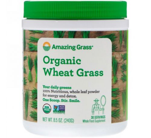 Amazing Grass, Органические ростки пшеницы, 240 г