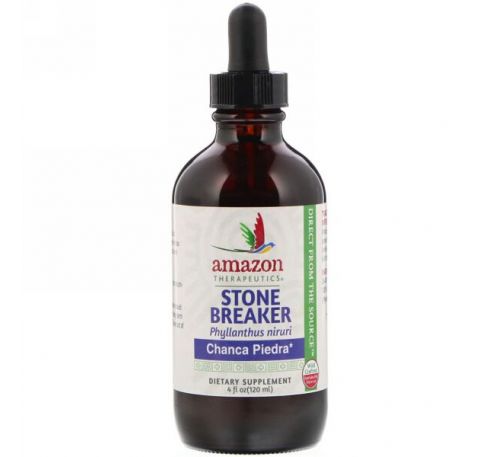 Amazon Therapeutics, Stone Breaker, Chanca Piedra, 4 oz (120 ml)
