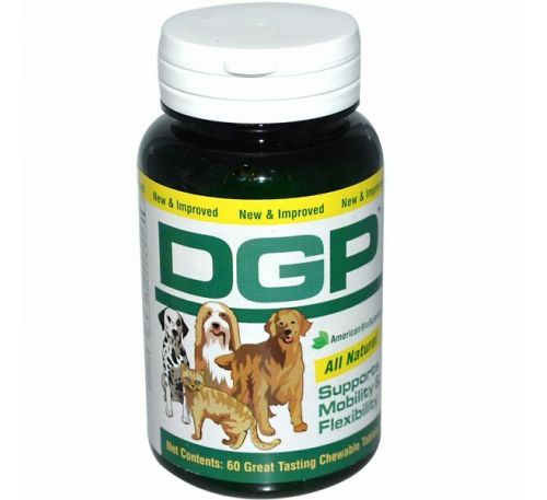 American Biosciences, DGP, для животных 60 жевательных таблеток