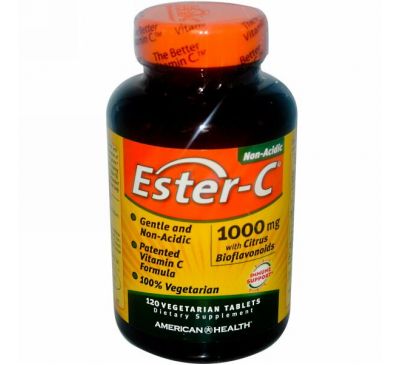 American Health, Эстер-C, 1000 мг, 120 растительных таблеток