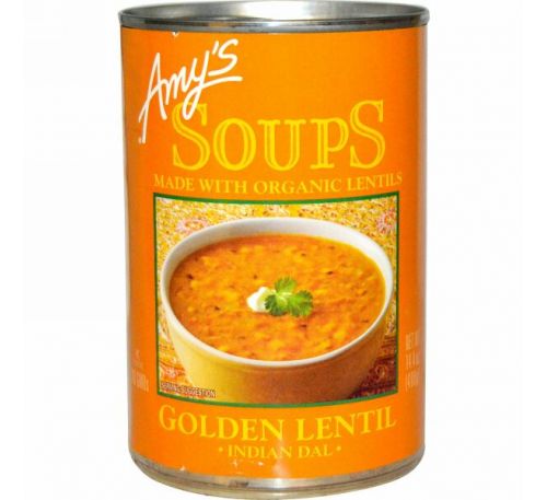 Amy's, Индийский суп дал из чечевицы, 14.4 унций (408 г)