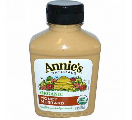 Annie's Naturals, Органическая, медовая горчица, 9 унций (255 г)