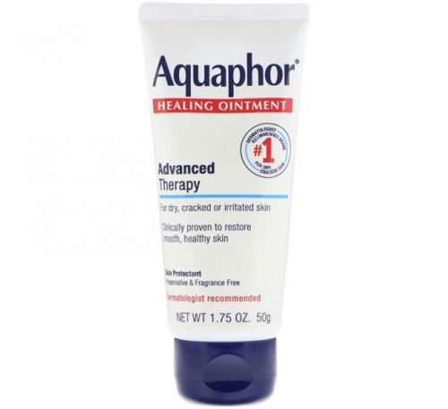 Aquaphor, Заживляющая мазь, защита для кожи, 50 г