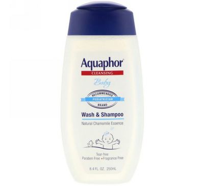 Aquaphor, шампунь и гель для детей, без добавления отдушек, 8,4 ж. унц.(250 мл)