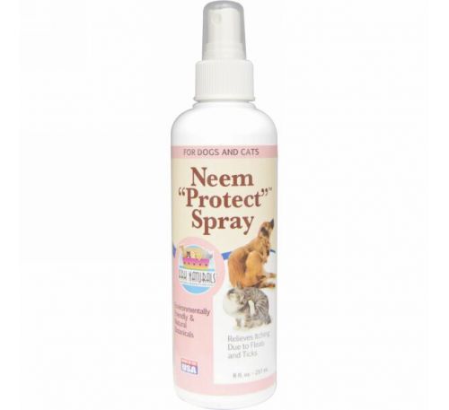Ark Naturals, Защитный спрей Neem "Protect" Spray, для кошек и собак, 8 fl oz (237 мл)