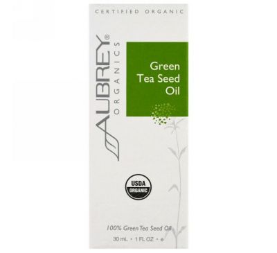 Aubrey Organics, Organic, масло из семян зеленого чая, 1 жид.унц. (30 мл.)