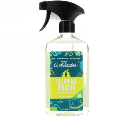 Aunt Fannie's, Cleaning Vinegar, Fresh Lime Mint, 16.9 fl oz (500 ml)