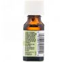 Aura Cacia, 100%-ное чистое эфирное масло, масло из листьев корицы, восстанавливающее, 0,5 жидких унций (15 мл)