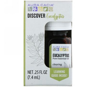 Aura Cacia, Discover Eucalyptus .25 fl oz (7.4 ml)