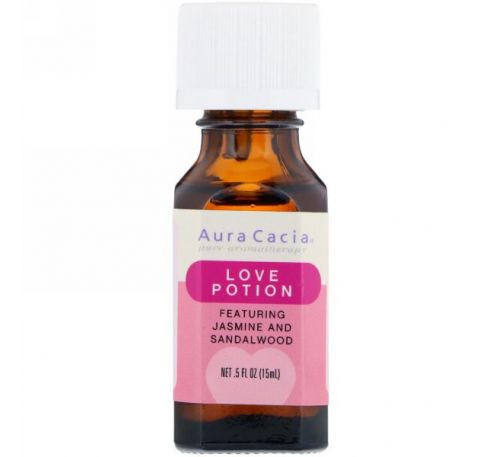Aura Cacia, Love Potion, ,5 жидких унций (15 мл)