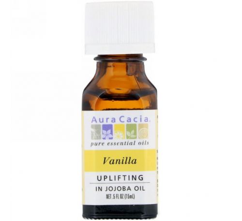 Aura Cacia, Vanilla, Uplifting, .5 fl oz (15 ml)