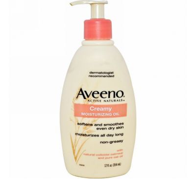 Aveeno, Active Naturals, Creamy Moisturizing Oil, 12 fl oz
