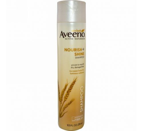 Aveeno, Active Naturals, Nourish+, Shine Shampoo, 10.5 fl oz