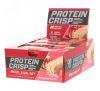 BSN, Protein Crisp, клубничный хруст, 12 батончиков, по 2,01 унции (57 г) каждый