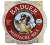 Badger Company, Органический воск для усов, для мужчин, 0,75 унций (21 гр)