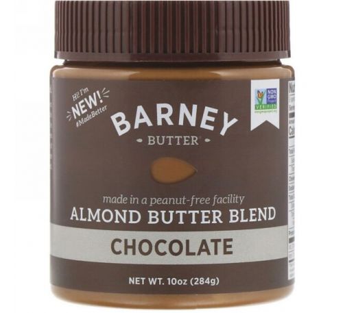 Barney Butter, Barney Butter, Almond Butter Blend, Chocolate, 10 oz (284 g)