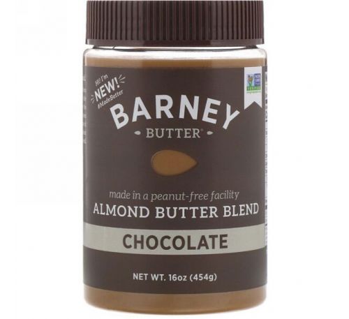 Barney Butter, Barney Butter, Almond Butter Blend, Chocolate, 16 oz (454 g)