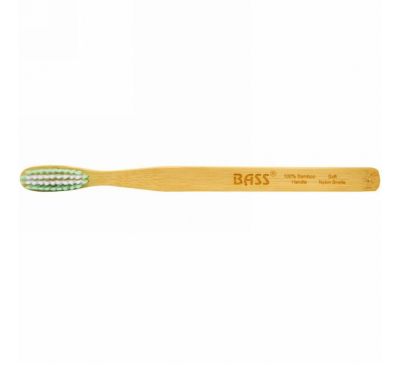 Bass Brushes, The Green Brush Toothbrush, 1 Toothbrush