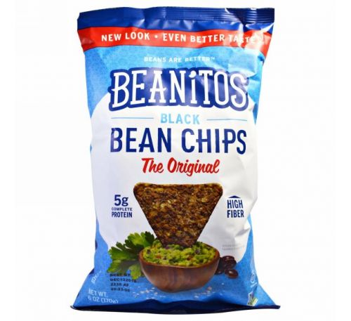 Beanitos, Чипсы из черной фасоли, The Original, 6 oz (170 г)