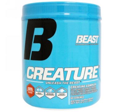 Beast Sports Nutrition, Пищевая добавка для мышц Creature, вишня-лайма, 10,57 унций (300 г)