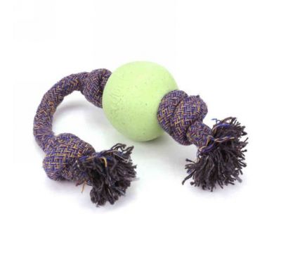 Beco Pets, Экологически безопасный мячик на веревке для собак, большой, зеленый, 1 штука
