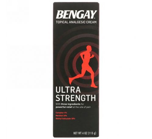 Bengay, Topical Analgesic Cream, Ultra Strength, 4 oz (113 g)