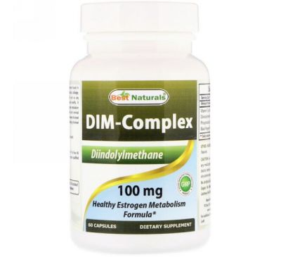 Best Naturals, Dim-Complex, 100 mg, 60 Capsules