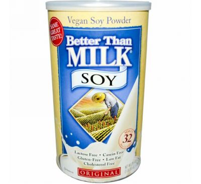 Better Than Milk, Веганский соевый порошок, первоначальный вкус, 25.9 унций (736 г)