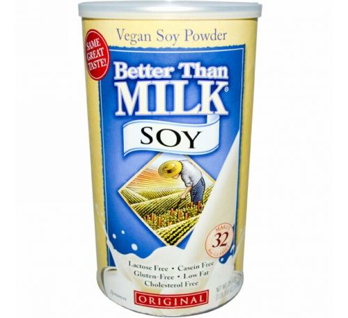 Better Than Milk, Веганский соевый порошок, первоначальный вкус, 25.9 унций (736 г)