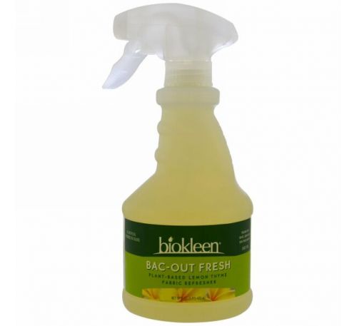 Bio Kleen, Bac Out Fresh, освежающее средство для ткани, тимьян лимонный, 16 жидких унций (473 мл)