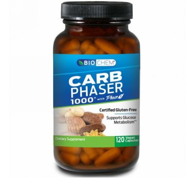 Biochem, Carb Phaser 1000, With Phase 2, 120 Veggie Caps