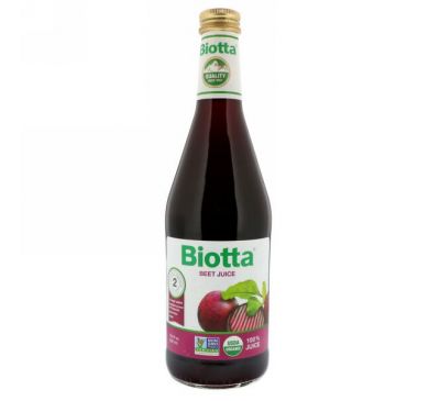 Biotta, Naturals, Свекольный сок, 16,9 жидких унций (500 мл)