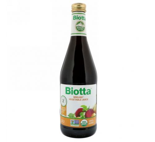 Biotta, Naturals, овощной сок Breuss, 16.9 жидких унций (500 мл)
