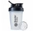 Blender Bottle, BlenderBottle, классическая с петелькой, прозрачная/черная, 20 унций