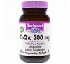 Bluebonnet Nutrition, CoQ10, 200 мг, 60 желатиновых капсул